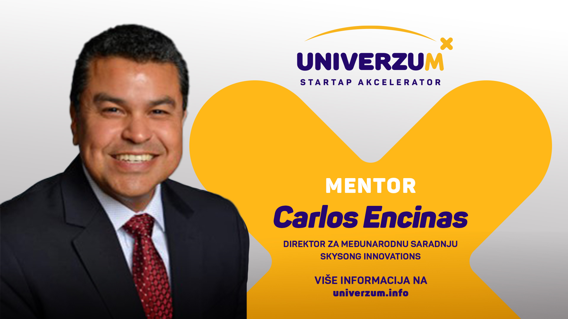 Carlos Encinas: Prilike su kao trka konja, iskoristite svoju na Univerzumu!